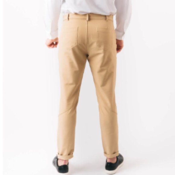 NWT ZYIA Men's Khaki Office Chinos 30" - Picture 2 of 2
